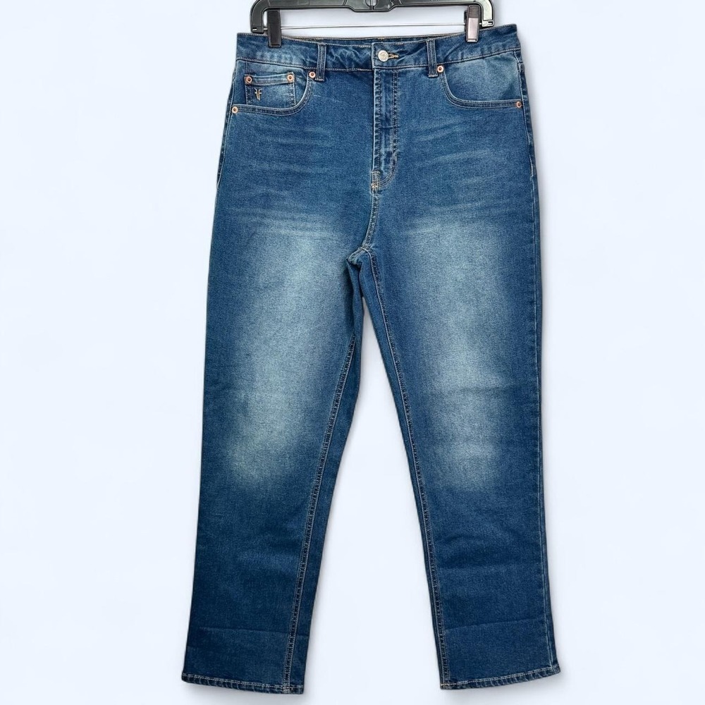 Frye Straight Leg Jeans 8/29 Medium Wash Denim Mid Rise Americana Heritage‎